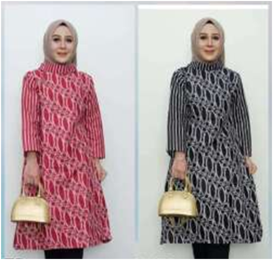 model batik tunik 2021
