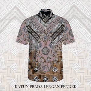 Kain Batik Tulis Bahan Katun Satin Prada A02
